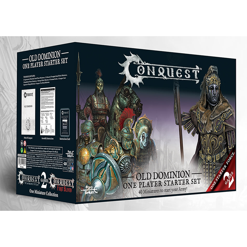 Conquest	Old Dominion: Conquest 1 player Starter Set New - Tistaminis