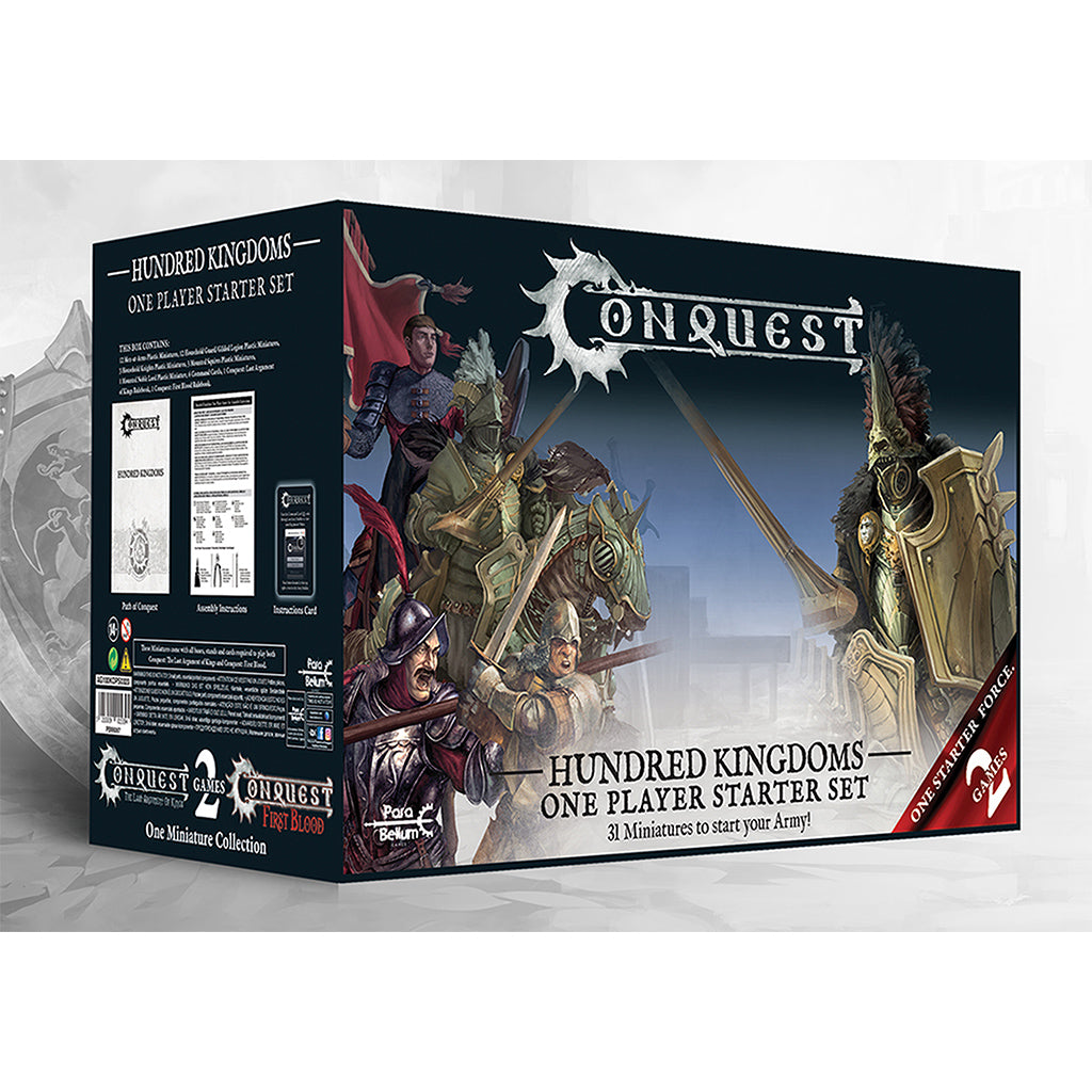 Conquest	Hundred Kingdoms: Conquest 1 player Starter Set New - Tistaminis