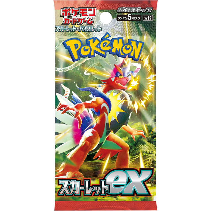 Pokemon Japanese Scarlet EX Booster Booster Box New - Tistaminis