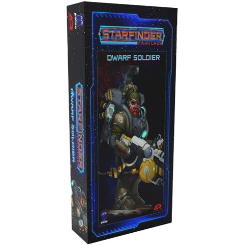 STARFINDER MASTERCLASS MINIS - DWARF SOLDIER New - Tistaminis