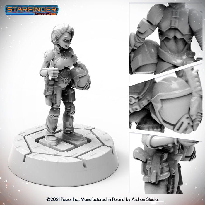 STARFINDER MASTERCLASS MINIS WV3 - HALFLING PILOT New - Tistaminis