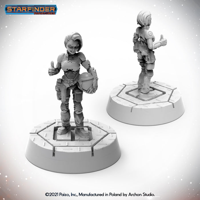 STARFINDER MASTERCLASS MINIS WV3 - HALFLING PILOT New - Tistaminis