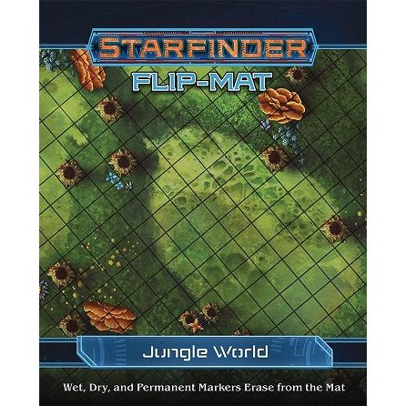STARFINDER FLIP-MAT STARSHIP: JUNGLE WORLD New - Tistaminis