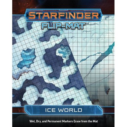 STARFINDER FLIP-MAT ICE WORLD (60) New - Tistaminis