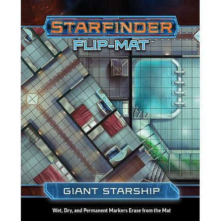 STARFINDER FLIP-MAT GIANT STARSHIP New - Tistaminis