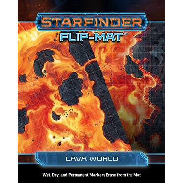 STARFINDER FLIP-MAT LAVA WORLD New - Tistaminis