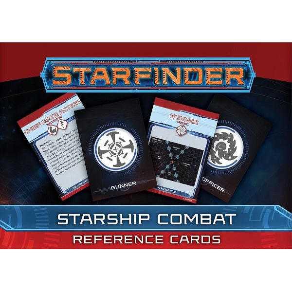 STARFINDER STARSHIP COMBAT REFERENCE CARDS New - Tistaminis