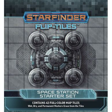 STARFINDER FLIP-TILES: SPACE STATION STARTER SET New - Tistaminis
