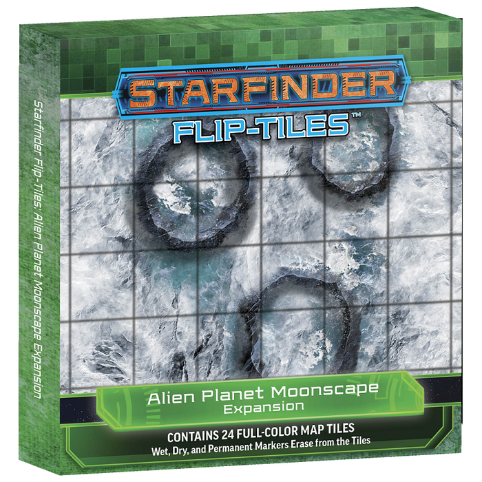 STARFINDER FLIP-TILES: ALIEN PLANET MOONSCAPE EXP New - Tistaminis