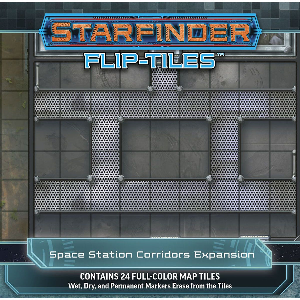 STARFINDER FLIP-TILES: SPACE STATION CORRIDORS EXP New - Tistaminis