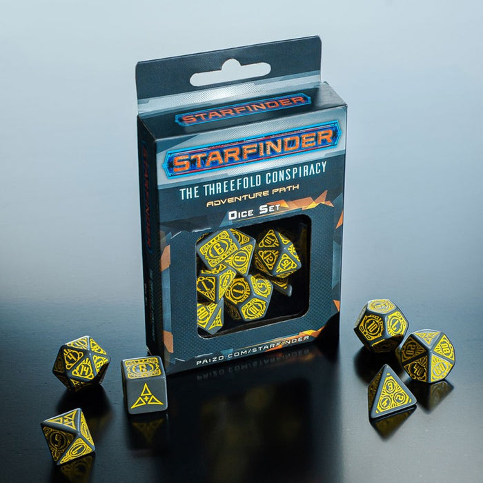 STARFINDER DICE SET: THREEFOLD CONSPIRACY (12) New - Tistaminis