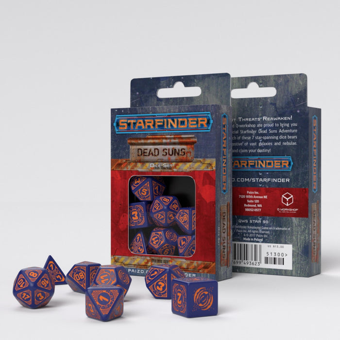 STARFINDER DICE SET: DEAD SUNS New - Tistaminis