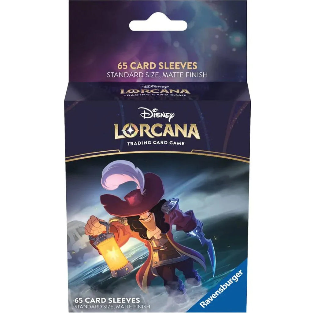 Disney Lorcana: The First Chapter: Captain Hook Sleeves (65) New - Tistaminis