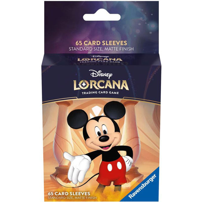 Disney Lorcana: The First Chapter: Mickey Mouse Sleeves (65) New - Tistaminis