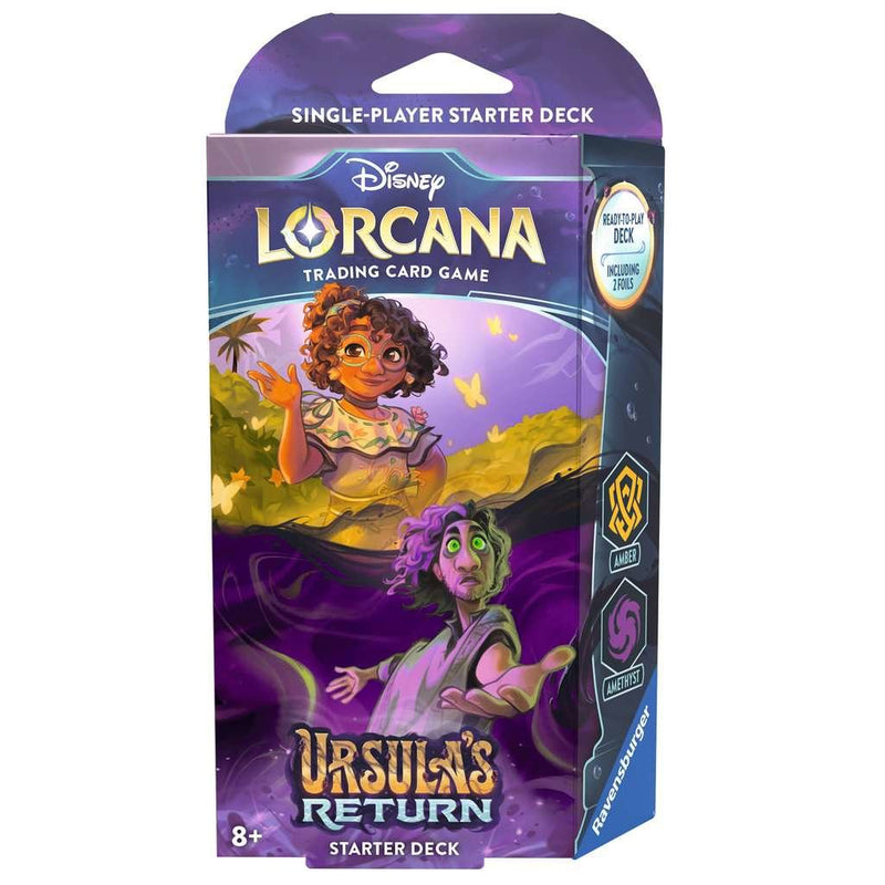 Disney Lorcana: Ursula's Return: Starter Deck - Amber / Amethyst New - Tistaminis