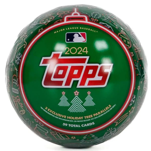 2024 TOPPS BASEBALL HOLIDAY MEGA BOX TIN