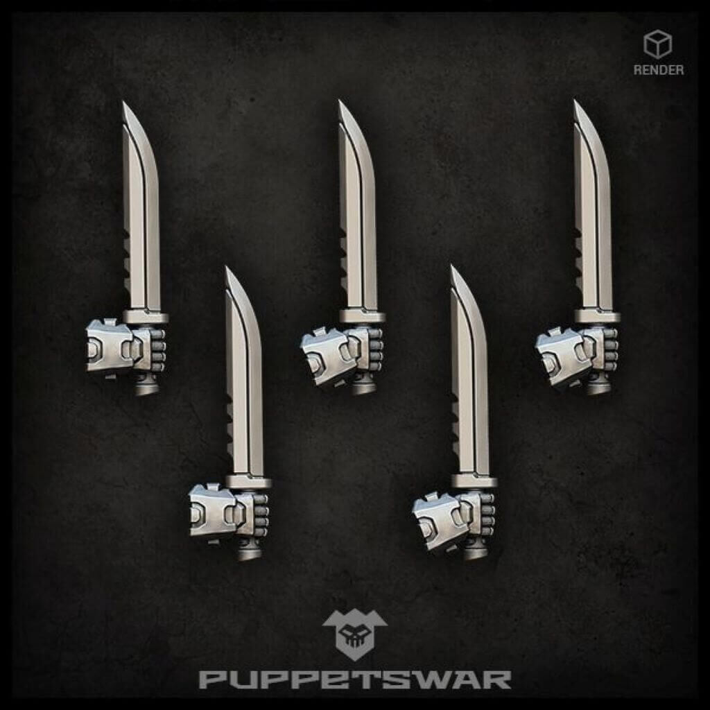 Puppets War Tactical Swords (right) New - Tistaminis