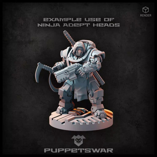 Puppets War Ninja Adept Heads New - Tistaminis