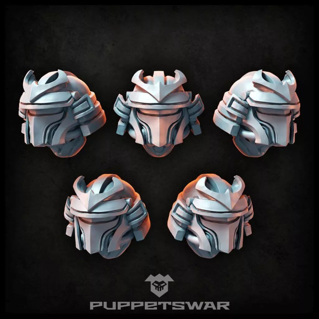 Puppets War Samurai Knight Helmets New - Tistaminis