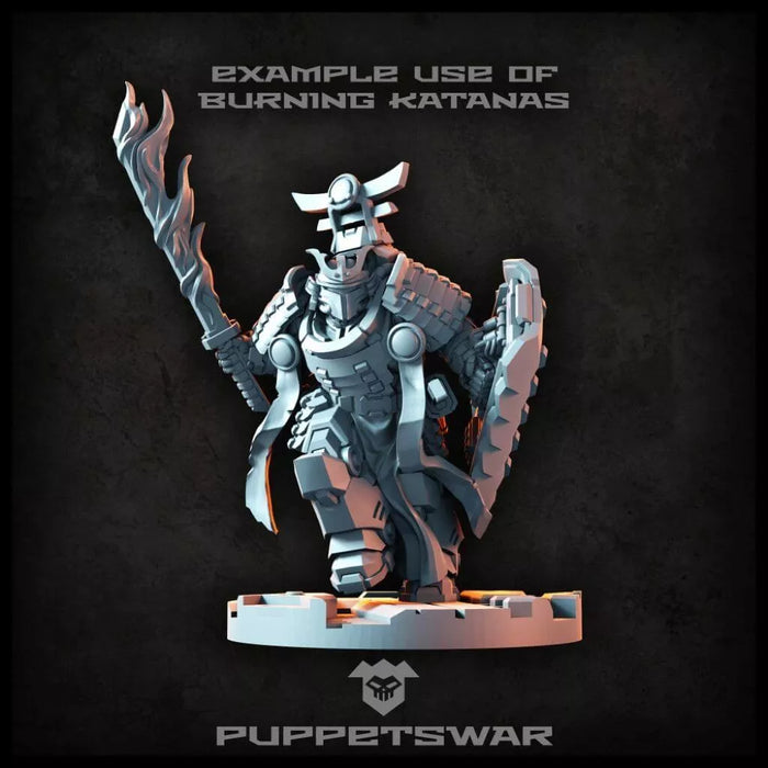 Puppets War Burning Katanas [right] New - Tistaminis