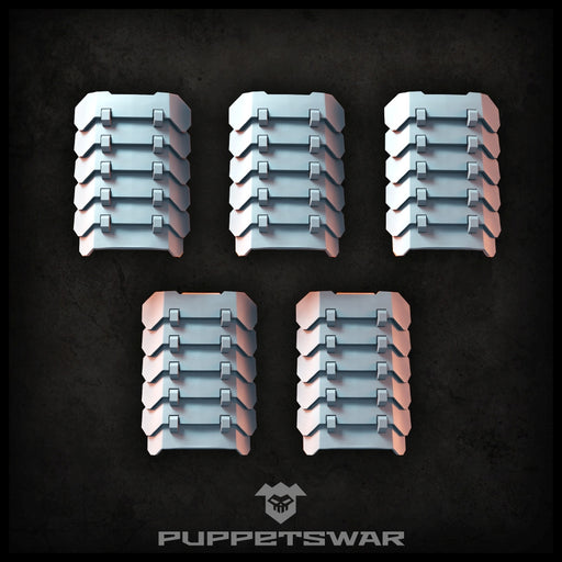 Puppets War Bushi Shields [left] New - Tistaminis