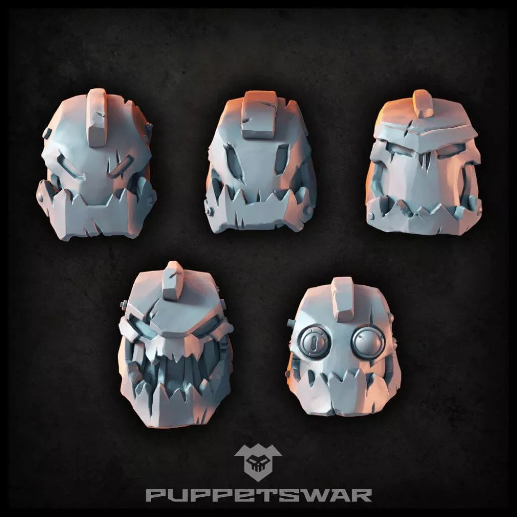 Puppets War Orc Bots Heads New - Tistaminis