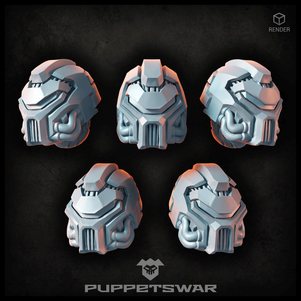 Puppets War Heavy Breacher Helmets v3 New - Tistaminis