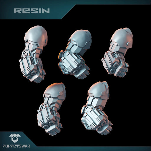 Puppets War H.I. Assault Gauntlets [right] New - Tistaminis