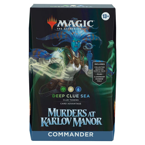 Magic the Gathering MURDERS AT KARLOV MANOR COMMANDER - DEEP CLUE SEA Feb-09 Pre-Order - Tistaminis