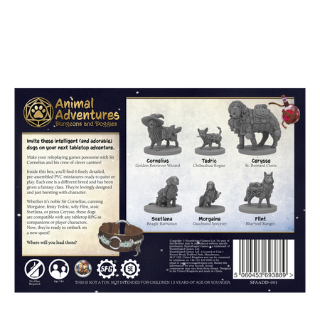 ANIMAL ADVENTURES: DUNGEONS AND DOGGIES BOX 1 NEW - Tistaminis