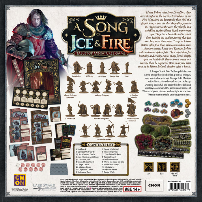 Song of Ice and Fire BOLTON STARTER SET Q3 2023 Pre-Order - Tistaminis