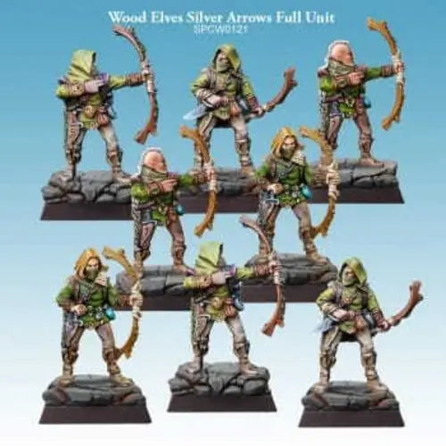 Spellcrow Umbra Turris Wood Elves Silver Arrows Full Unit - Tistaminis