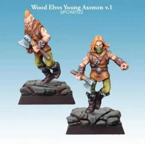 Spellcrow Umbra Turris Wood Elves Young Axemen v.1 - Tistaminis