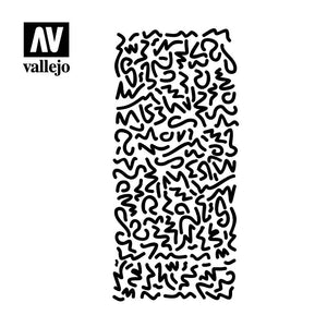 Vallejo LUFTWAFFE WWII SHINGLES CAMO (1/32) Airbrush Stencil - Tistaminis