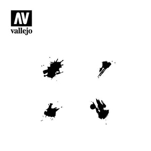 Vallejo PETROL SPILLS (1/35) Airbrush Stencil - Tistaminis