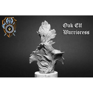 Shieldwolf Miniatures - Oak Elf Wariorress Bust New - Tistaminis