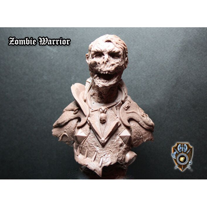 Shieldwolf Miniatures - Zombie Warrior Bust New - Tistaminis