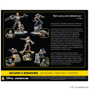 Star Wars: Shatterpoint: Clone Force 99 Squad Pack Apr-19 Pre-Order - Tistaminis
