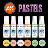 AK Interactive Pastels Colors Set New - Tistaminis