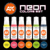 AK Interactive 3G Neon Color Set New - Tistaminis