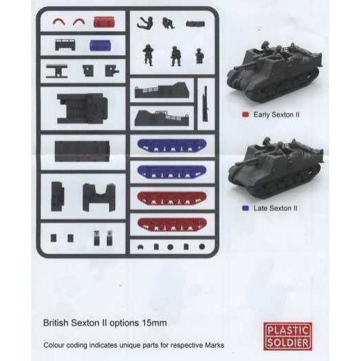 Plastic Soldier Company 15mm SEXTON SELF PROPELLED GUN New - Tistaminis