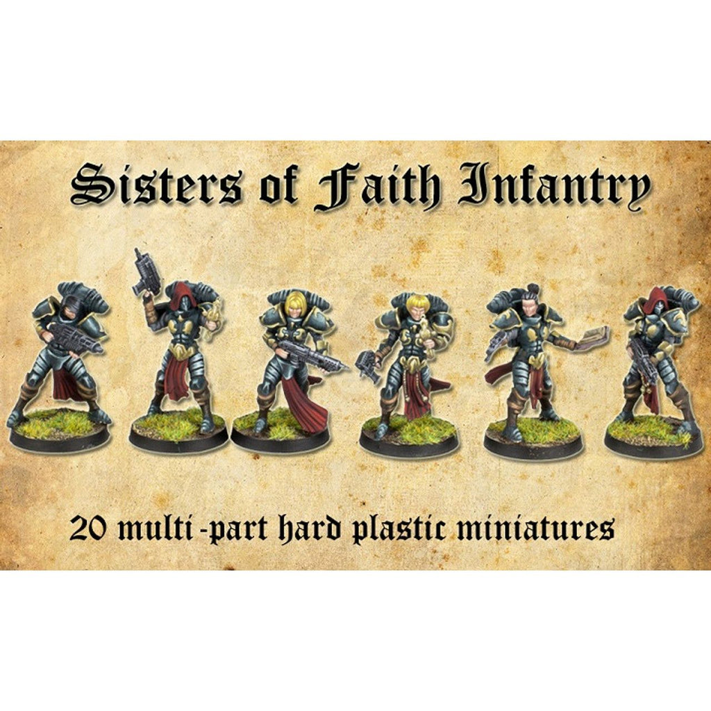 Shieldwolf Sisters of Faith Infantry (hard plastic kit-Box) New - Tistaminis