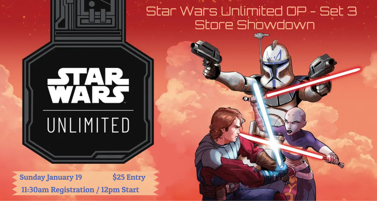 Star Wars Unlimited OP - Set 3 Store Showdown