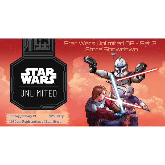 Star Wars Unlimited OP - Set 3 Store Showdown