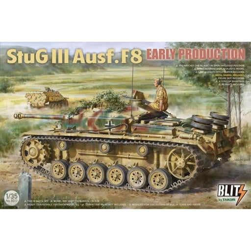 Takom TAK8013 German STUG III Ausf.F8 Early Production (1/35) New - Tistaminis