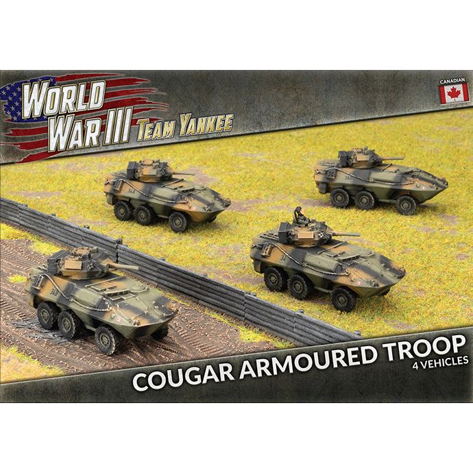 Team Yankee Cougar Armoured Troop (x4) Oct-21 Pre-Order - Tistaminis