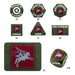 Flames of War British Airborne Tin (x20 Tokens, x2 Objectives, x16 Dice) - Tistaminis