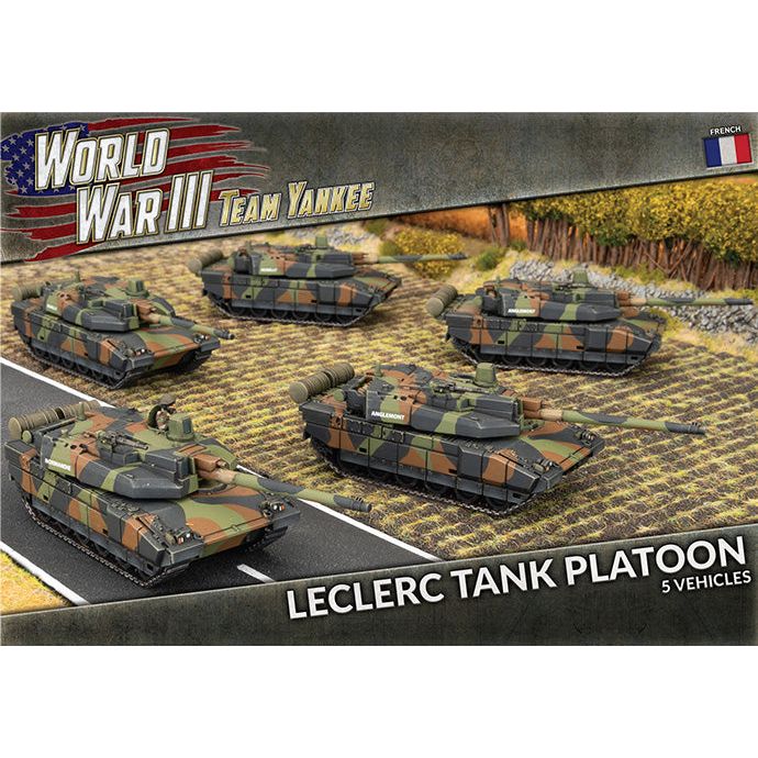 Team Yankee Leclerc Tank Platoon (x5 plastic) Nov-04 Pre-Order - Tistaminis