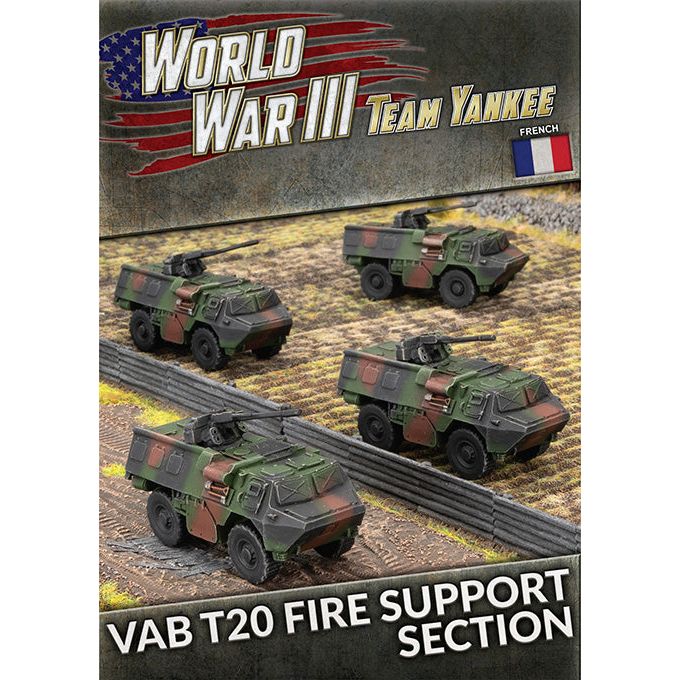 Team Yankee French VAB T20 Fire Support Section (x4) NEW - Tistaminis