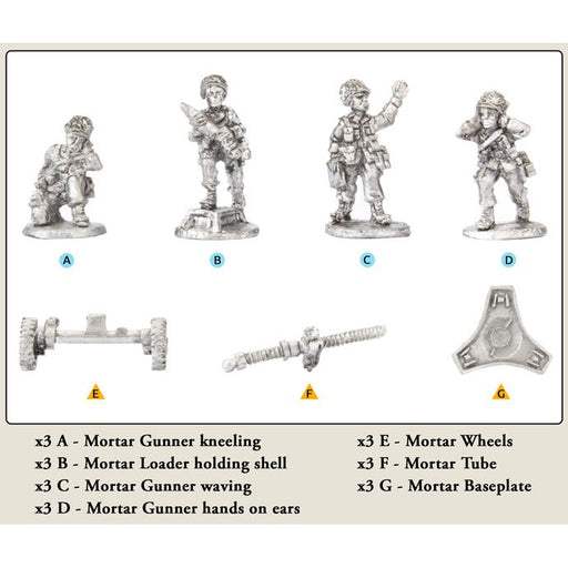 Team Yankee French 120mm Mortar Platoon (x12 figures) NEW - Tistaminis